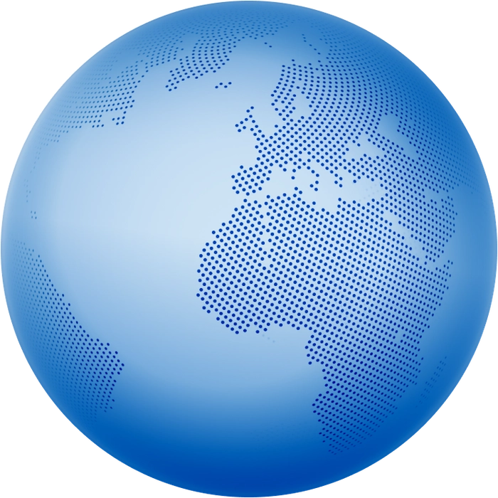 Global presence illustration