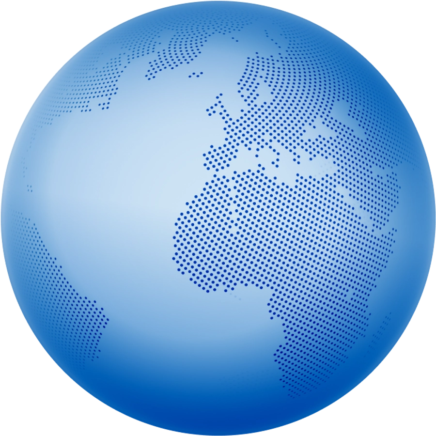 Global presence illustration
