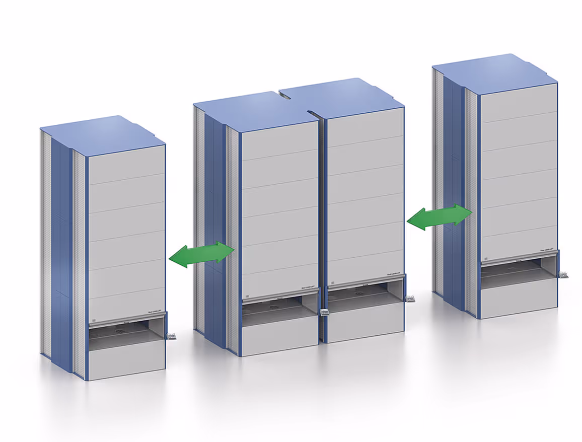 Horizontal expansion of Hänel Lean-Lift systems