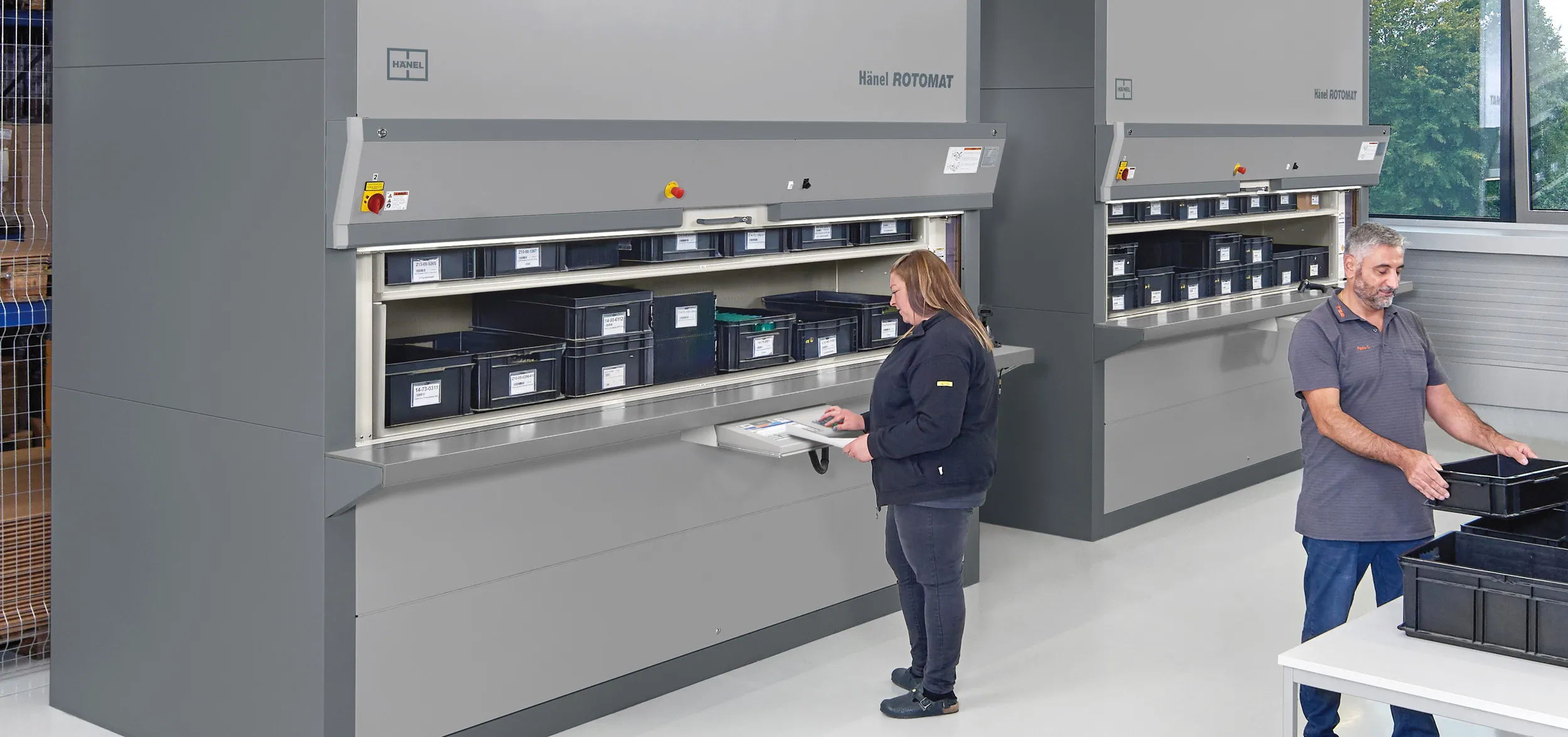Hänel Rotomat® Storage - Silver & Anthracite